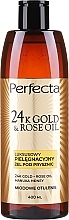 Fragrances, Perfumes, Cosmetics Shower Gel - Perfecta 24k Gold & Rose Oil Luxury Shower Gel