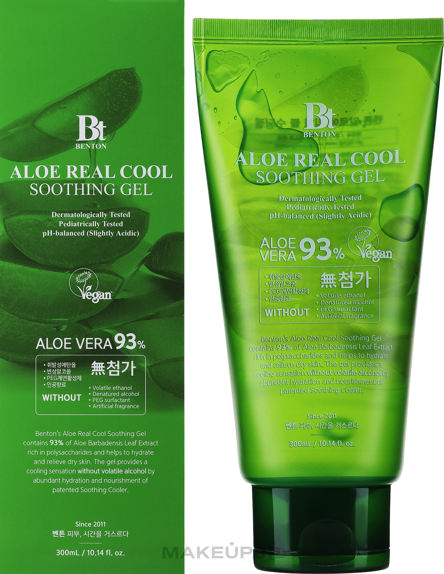 Multipurpose Soothing Gel with 93% Aloe - Benton Aloe Real Cool Soothing Gel — photo 300 ml