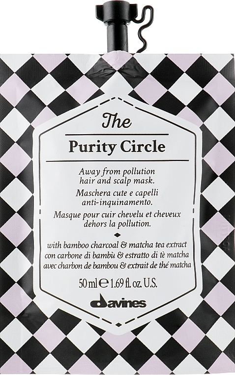 Detoxifying Natural Hair and Scalp Mask - Davines The Purity Circle — photo N1