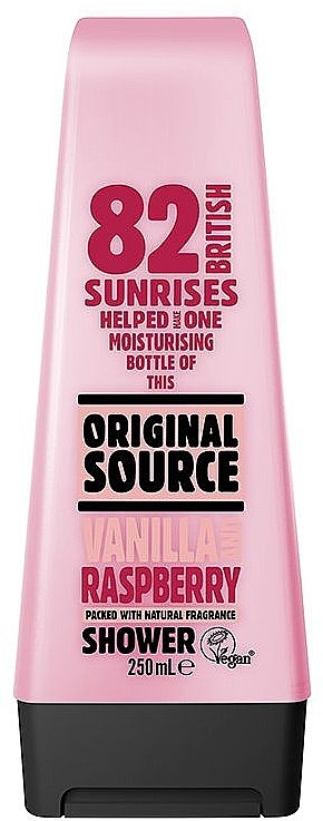 Shower Gel with Vanilla and Raspberry - Original Source Vanilla & Raspberry Shower Gel — photo N3