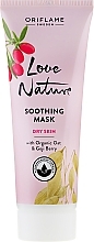 Fragrances, Perfumes, Cosmetics Natural Oat and Goji Berry Soothing Mask - Oriflame Love Nature Soothing Mask