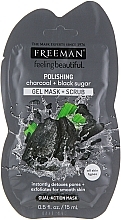 Fragrances, Perfumes, Cosmetics Face Mask "Black Sugar" - Freeman Feeling Beautiful Charcoal & Black Sugar Polishing Mask (mini size)