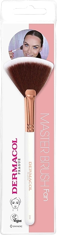 Fan Brush - Dermacol Master Brush Rose Gold D59 — photo N1