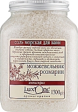 Fragrances, Perfumes, Cosmetics Bath Sea Salt "Anti-Stress", juniper-rosemary - Aromatica Lux'One