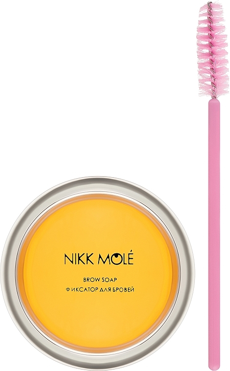 Brow Styling Soap "Orange" - Nikk Mole Brow Soap Orange — photo N1