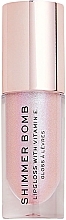 Lip Gloss - Makeup Revolution Shimmer Bomb Lip Gloss — photo N1