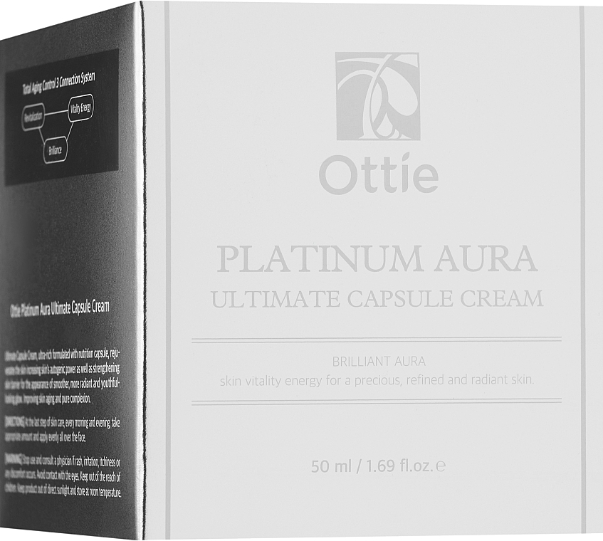 Platinum Face Cream - Ottie Platinum Aura Ultimate Capsule Cream — photo N2
