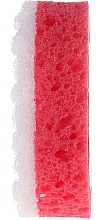 Oval Bath Sponge 30420, red - Top Choice — photo N2