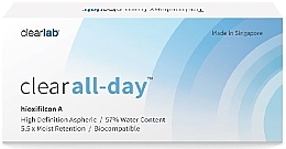 Clear Aspherical Contact Lenses, 3 pcs - Clearlab Clear All-day — photo N1