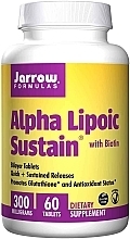 Dietary Supplement - Jarrow Formulas Alpha Lipoic Sustain with Biotin 300 mg — photo N4