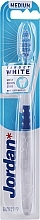 Medium Toothbrush, blue with flower - Jordan Target White — photo N1