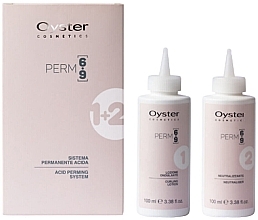Perm System with Acidic pH 6.9 - Oyster Cosmetics Perm 6.9 (lotion/100ml + neutral/100ml) — photo N1