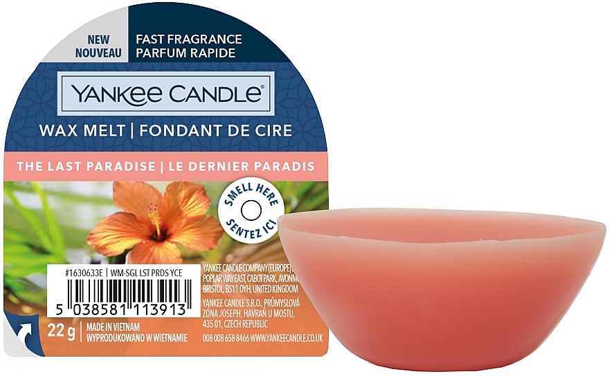 Aromatic Wax - Yankee Candle Wax Melt The Last Paradise — photo N1