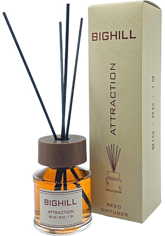 Reed Diffuser 'Attraction' - Eyfel Perfume Reed Diffuser Bighill Attraction — photo N2