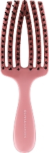 Hair Brush - Olivia Garden Finger Brush Care Mini Kids Pink — photo N1