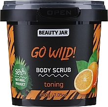 Fragrances, Perfumes, Cosmetics Toning Body Scrub - Beauty Jar Go Wild! Body Scrub