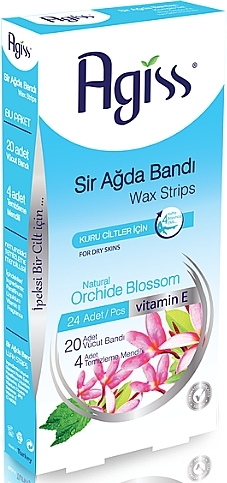 Body Depilation Strips with Natural Plumeria Extract - Agiss Depilation Wax Strips — photo N1