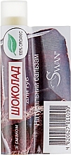 Fragrances, Perfumes, Cosmetics Natural Lip Balm 'Chocolate' - Swan Lip Balm