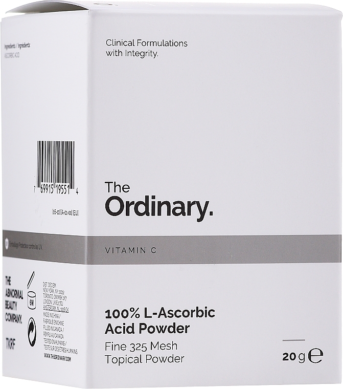 Vitamin C Powder - The Ordinary 100% L-Ascorbic Acid Powder — photo N2