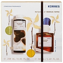 Korres Mountain Pepper - Set (edt/50ml+sh/gel/250ml) — photo N1