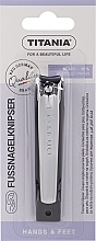 Fragrances, Perfumes, Cosmetics Nail Clipper, 1052/6, grey - Titania