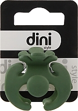 Mini Claw Clip, d-941, green - Dini Matte Style — photo N1