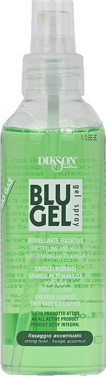 Strong Hold Gel Spray - Dikson Blu Gel Spray Strong Fixing — photo N1