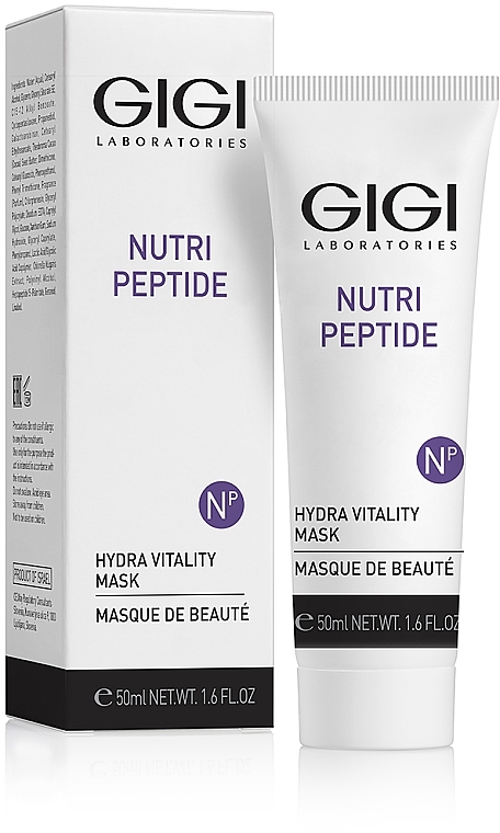 Moisturizing Peptide Mask for Dry Skin - Gigi Nutri-Peptide Hydra Vitality Mask — photo N2