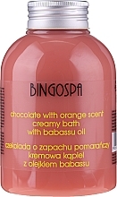 Fragrances, Perfumes, Cosmetics Chocolate & Orange Extracts Bath Cream - BingoSpa