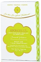 Fragrances, Perfumes, Cosmetics Set - Spongelle Coconut Verbena Hand Cream Set