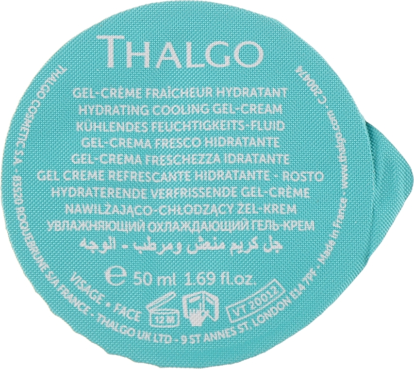 Moisturizing & Cooling Gel Cream - Thalgo Source Marine Hydrating Cooling Gel-Cream (refill) — photo N1