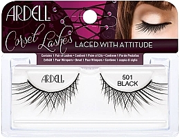 False Lashes - Ardell Lashes Corset Collection Black 501 — photo N4