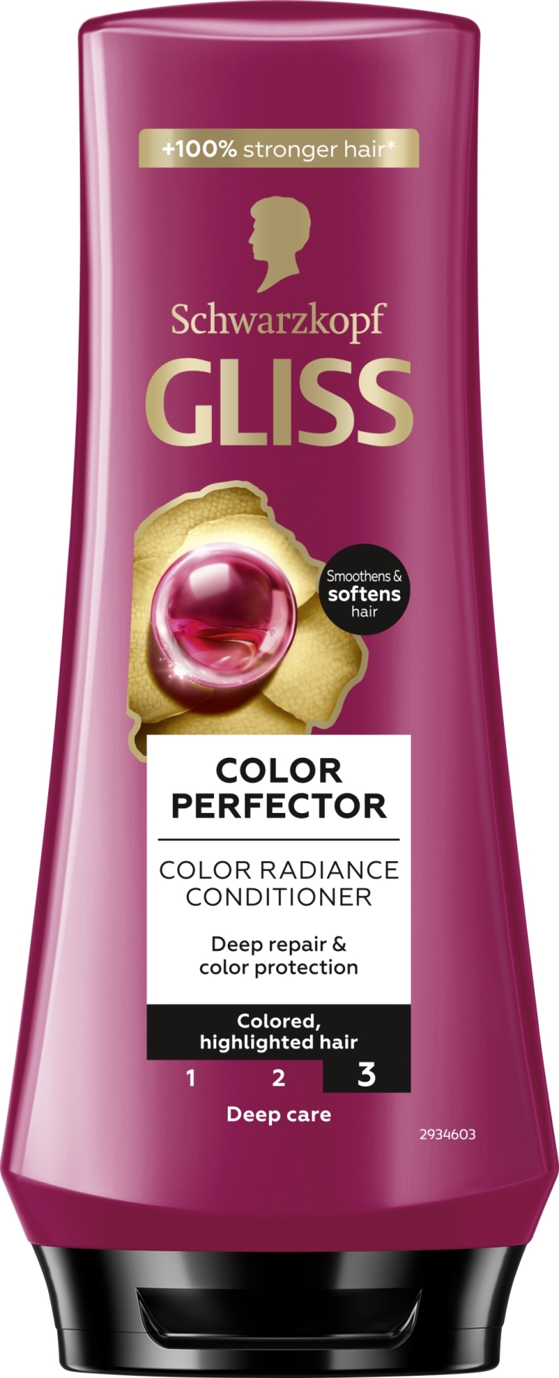 Conditioner for Colored & Highlighted Hair - Gliss Kur Ultimate Color Balsam — photo 200 ml