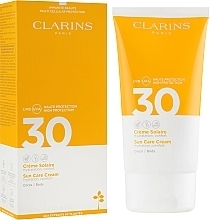 Sun Protection Body Cream - Clarins Solaire Corps Hydratante Cream SPF 30 — photo N1