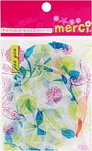 Fragrances, Perfumes, Cosmetics Hair Coloring Cap, MB2280, red-blue flowers - Merci