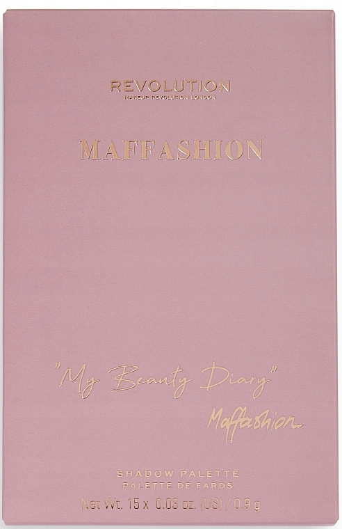 Eyeshadow Palette - Makeup Revolution Maffashion My Beauty Diary — photo N6