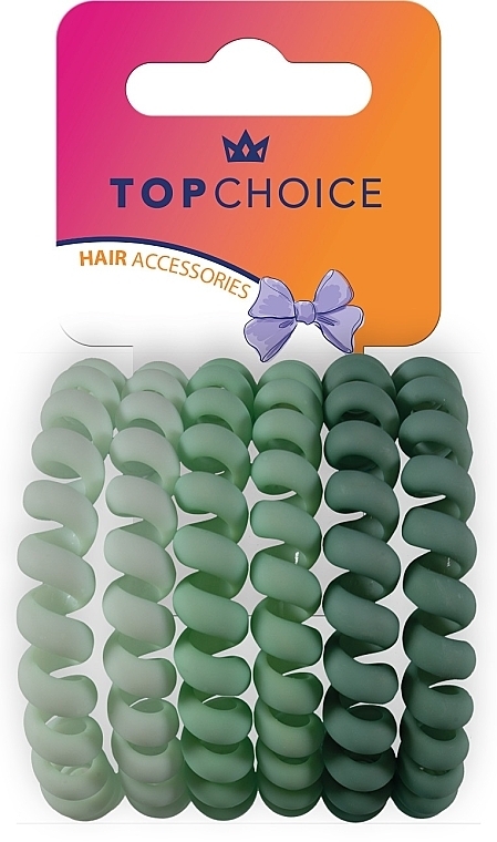 Hair Tie, 20025, 6 pcs. - Top Choice Hair Accessories — photo N1