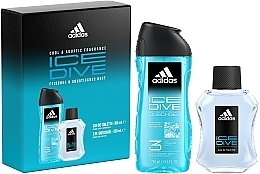 Fragrances, Perfumes, Cosmetics Adidas Ice Dive - Set (edt/100ml + sh/gel/250ml)