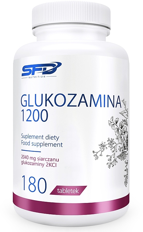 Glucosamine Food Supplement, 180 Tabs - SFD Nutrition Glucosamine 1200 — photo N1