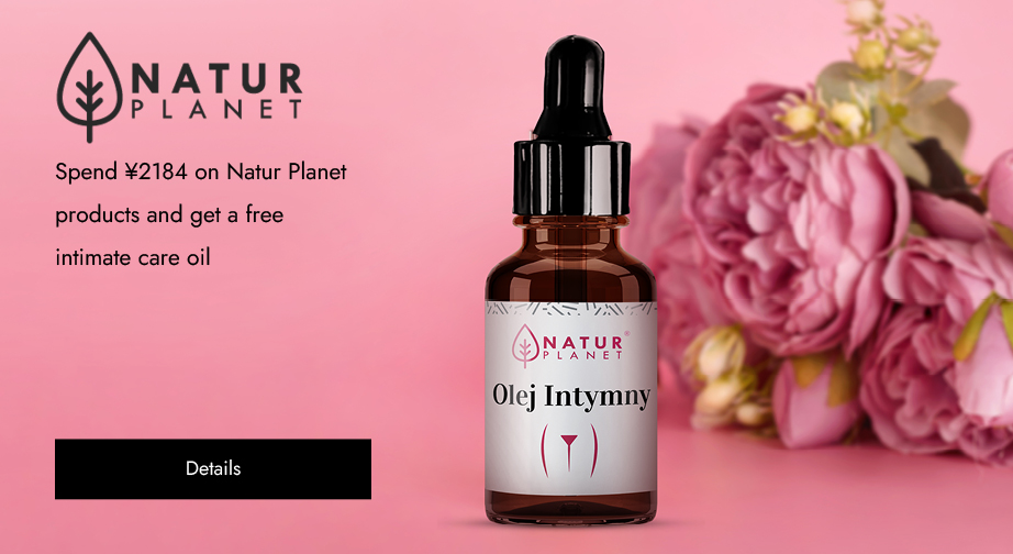 Spend ¥2184 on Natur Planet products and get a free intimate care oil