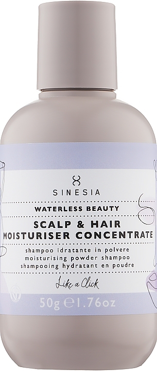 Moisturizing Concentrated Powder Shampoo - Sinesia Waterless Beauty Scalp & Hair Moisturizer Concentrate — photo N2