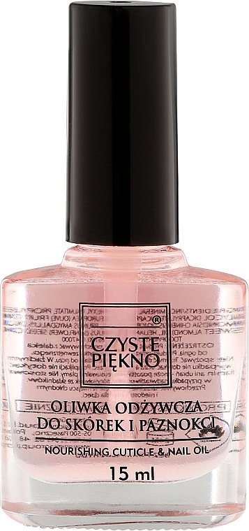 Nail & Cuticle Oil - Czyste Piękno Nourishing Cuticle & Nail Oil — photo N2