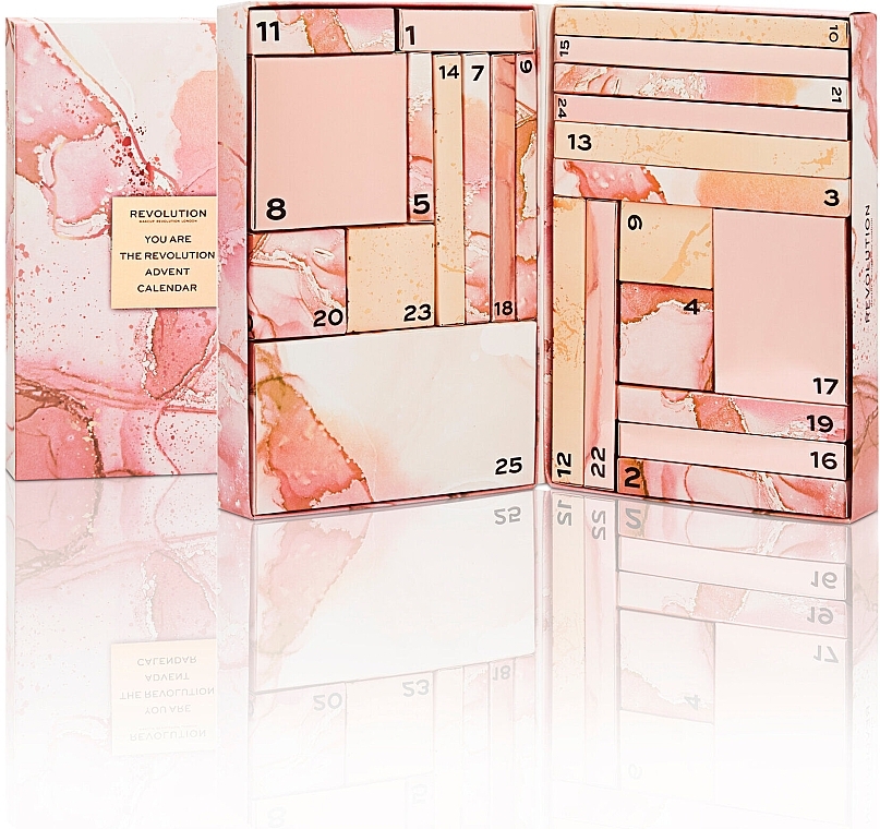 Set "Advent Calendar", 25 products - Makeup Revolution You Are The Revolution Advent Calendar 2021 — photo N3