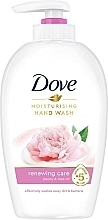 Liquid Cream Soap "Peony" - Dove Hand Wash Renewing Care — photo N1