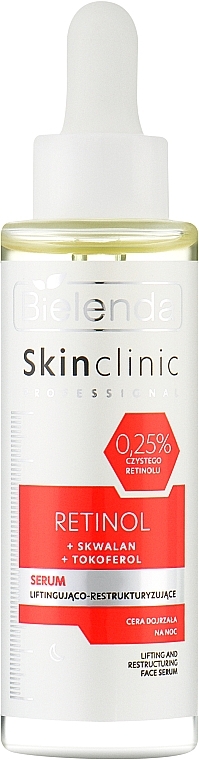 Lifting Night Face Serum - Bielenda Skin Clinic Professional — photo N1