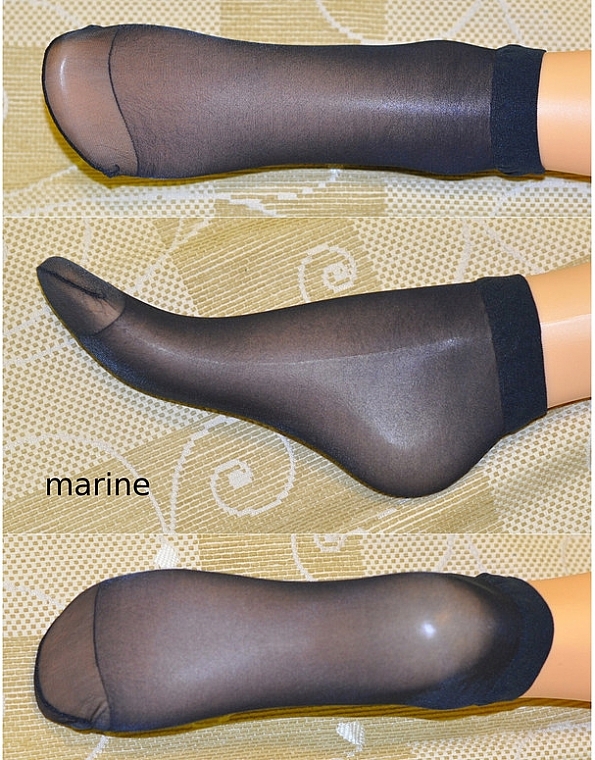 Women Socks "Bella" 20 Den, marine - Veneziana — photo N2