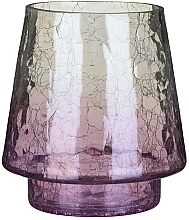 Fragrances, Perfumes, Cosmetics Votive Candle Holder - Yankee Candle Savoy Purple Crackle Jar Holder