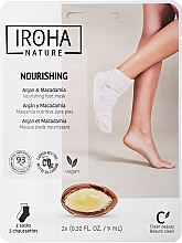 Fragrances, Perfumes, Cosmetics Foot Mask - Iroha Nature Nourishing Argan Socks Foot Mask