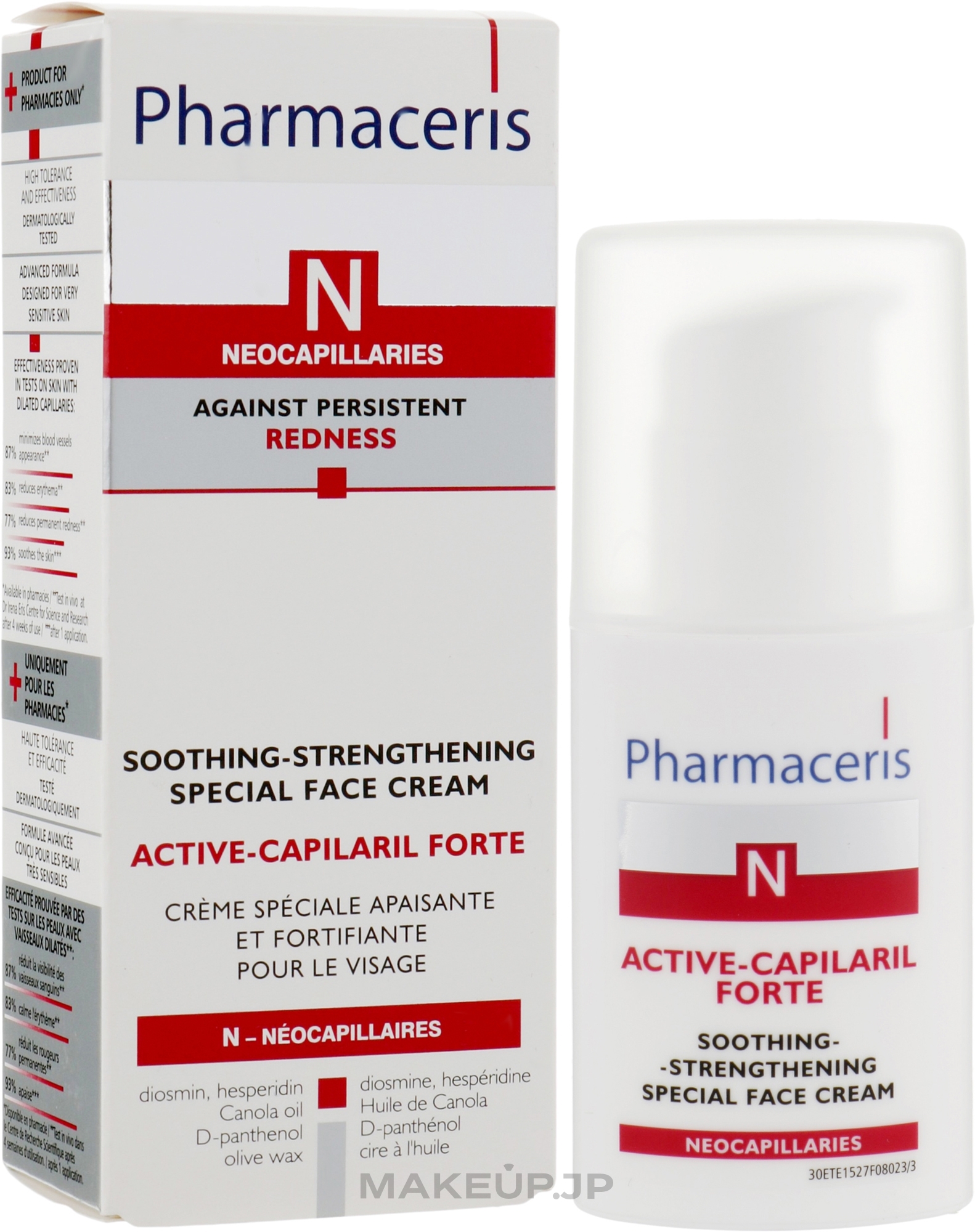 Special Soothing Strengthening Face Cream - Pharmaceris N Active-Capilaril Forte Cream — photo 30 ml