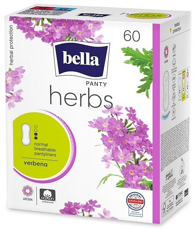 Pads, 60 pcs. - Bella Panty Herbs Verbena — photo N1